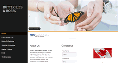 Desktop Screenshot of butterfliesandroses.com